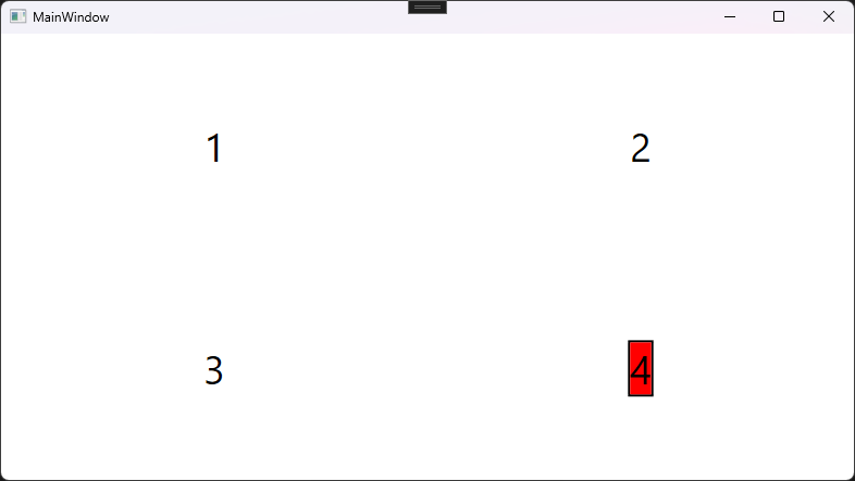 "2 by 2 grid without empty space inside Border"